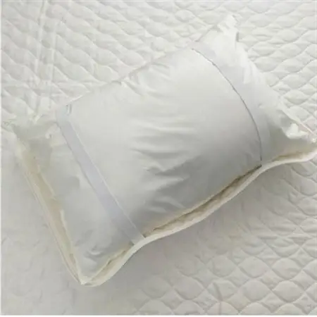 【Mサイズ 43×63cm】艶やかリネン100%枕パッド1枚 ホワイト LIN-4363-WH【1421153】