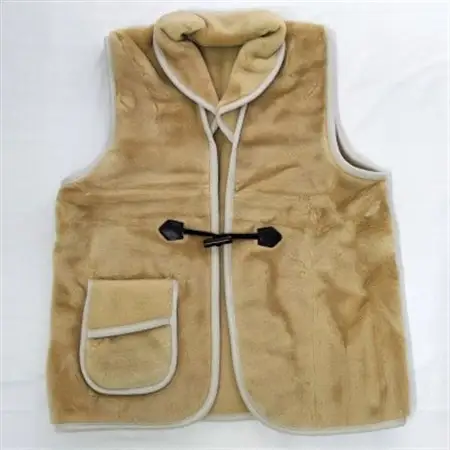 昔ながらのあったか国産毛布ポンチョ (75×60cm)ベージュ  MOB-350【1507159】