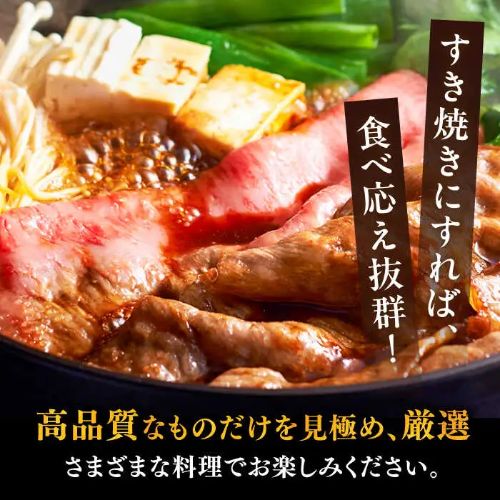 【お中元対象】博多和牛 上赤身 薄切り 500g モモ / 肩 [ADBM125] 牛肉 赤身 A4 スライス