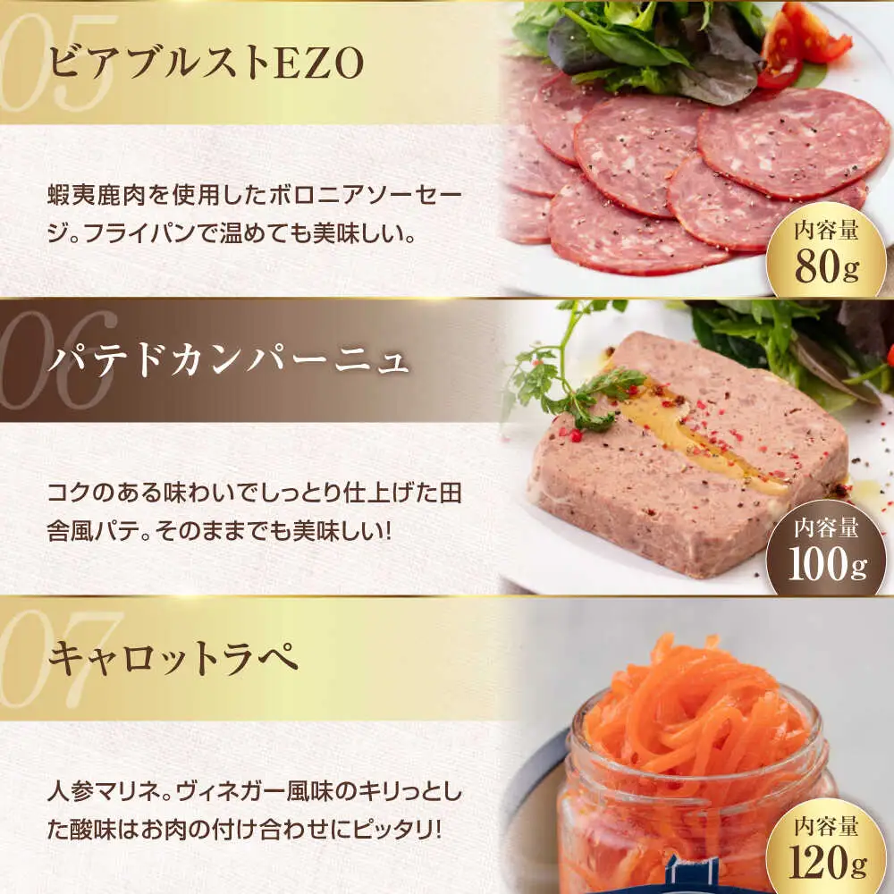 【全3回定期便】ニセコシャルキュトリーセット 7点 生ハム ソーセージ ウインナー ブロック 手作り おつまみ 冷蔵配送 北海道 [AJAI020]