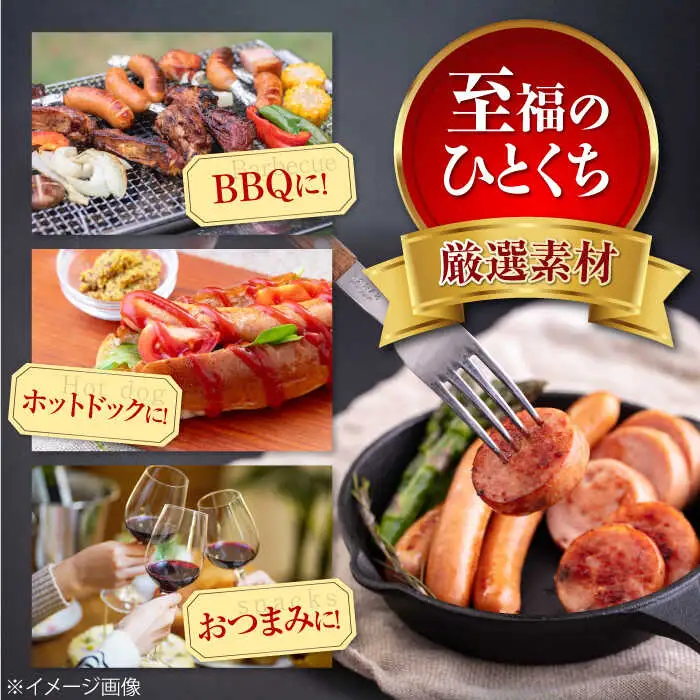【全2回定期便】ソーセージ 3種セット ウインナー フランクフルト ハム ブロック 手作り 食べ比べ 詰め合わせ 冷蔵配送 北海道 [AJAI031]