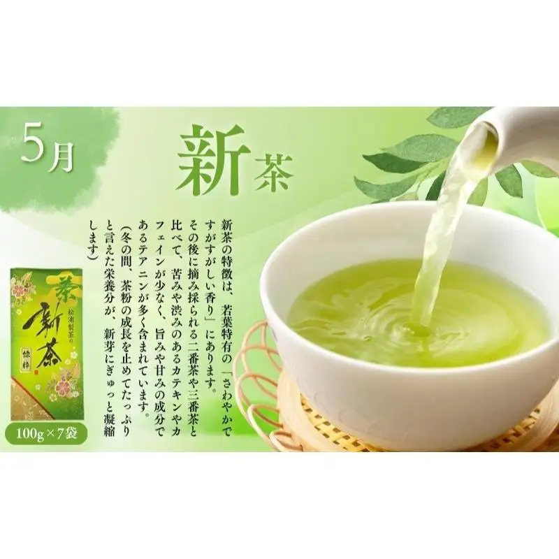 （定期便）農林水産大臣賞受賞・日本茶AWARD入賞歴のある日本茶専門店のお茶D