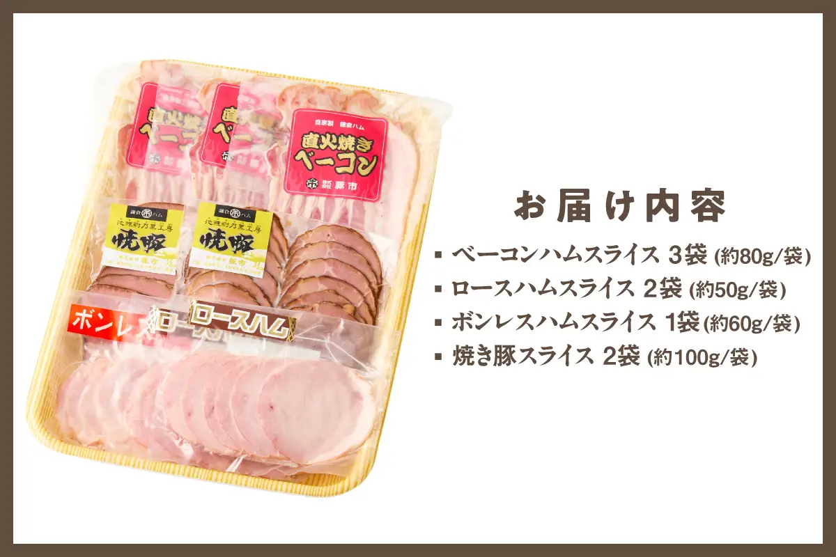 【お中元用】池鯉鮒乃黒工房ハムスライスセット（3555）