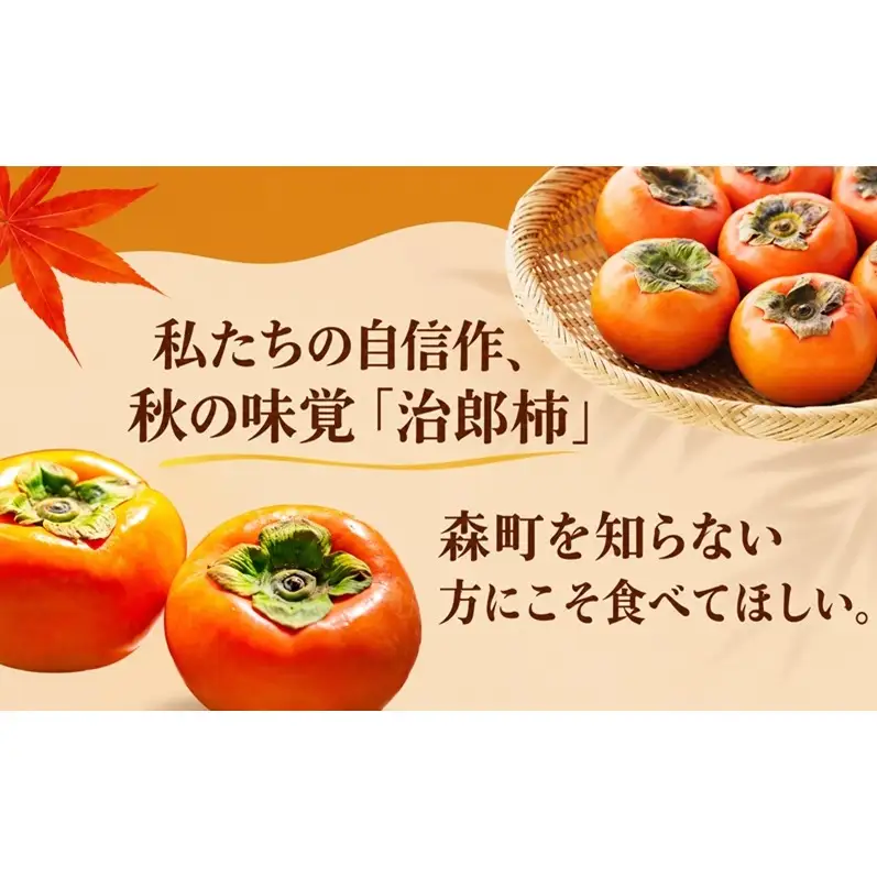 柿 遠州森の治郎柿 秋の味覚 フルーツ くだもの 柿
