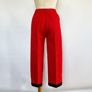 27 red black pants