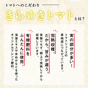 【B7049】＜奇跡のトマトジュース＞ 結 - むすび - (500ｍl×2本) トマト トマトジュース ジュース 野菜 甘味 煌めきトマト【あったかふぁーむ】