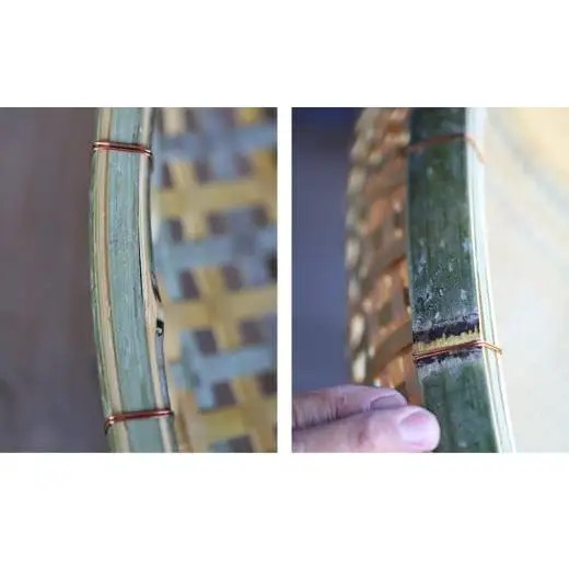 国産四ツ目竹ざる 40cm 梅干しざる 干し野菜 TT096