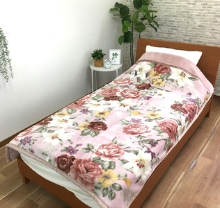 C.R.P加工毛布 マイヤー毛布 ダブル ピンク 1枚 (合わせ毛布)24401WPI｜毛布の町 泉大津市 国産 毛布 [4920]