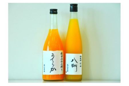 有田みかん搾り「うららか」＆八朔ジュースセット（計2本）(B293-1)