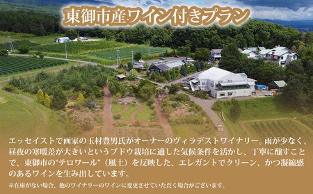 アートヴィレッジ明神館 展望風呂付部屋ペア宿泊券 -右岸プラン（ヴィラデストワイナリー）-　