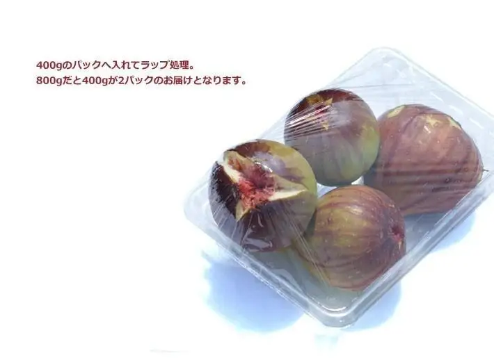 和歌山産 いちじく 秀品約1.6kg(400g ×4パック)