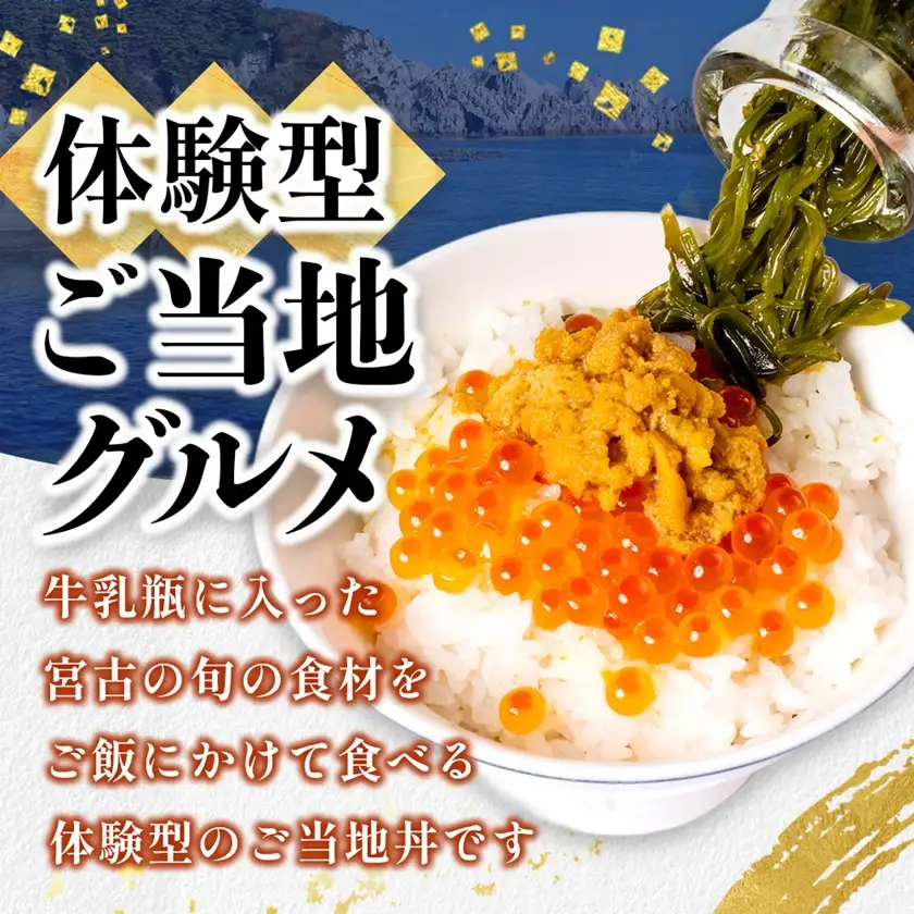 瓶ドン 食べ比べ 6種類セット 川秀 浄土ヶ浜レストハウス 古須賀商店 海鮮丼 冷凍 ウニ イクラ_6種類セット 海鮮丼海鮮丼海鮮丼海鮮丼海鮮丼_【配送不可地域：離島】【1268288】