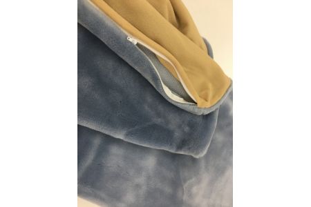 【限定60枚】日本製 ご家庭で洗える あったか 敷布団カバー シングル ブルー [0458]