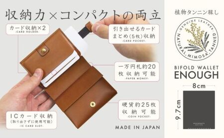 湘南工房 折革コンパクト2ツ折り財布【ブルー】