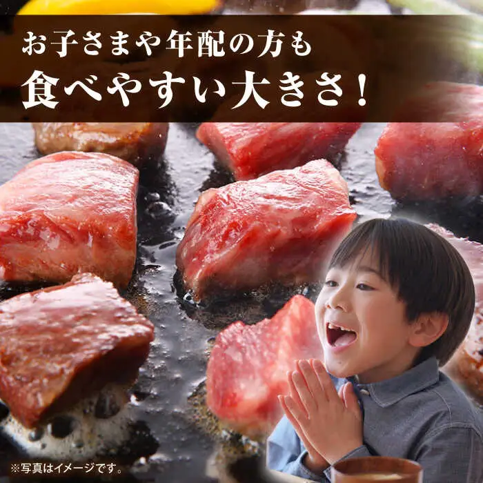 長崎和牛 A5ランク サイコロステーキ 390g（130ｇ×3パック）《壱岐市》【肉の相川】牛肉 牛 和牛 ステーキ 焼肉 贈答 ギフト 贈り物 お中元 お歳暮  [JGB017]