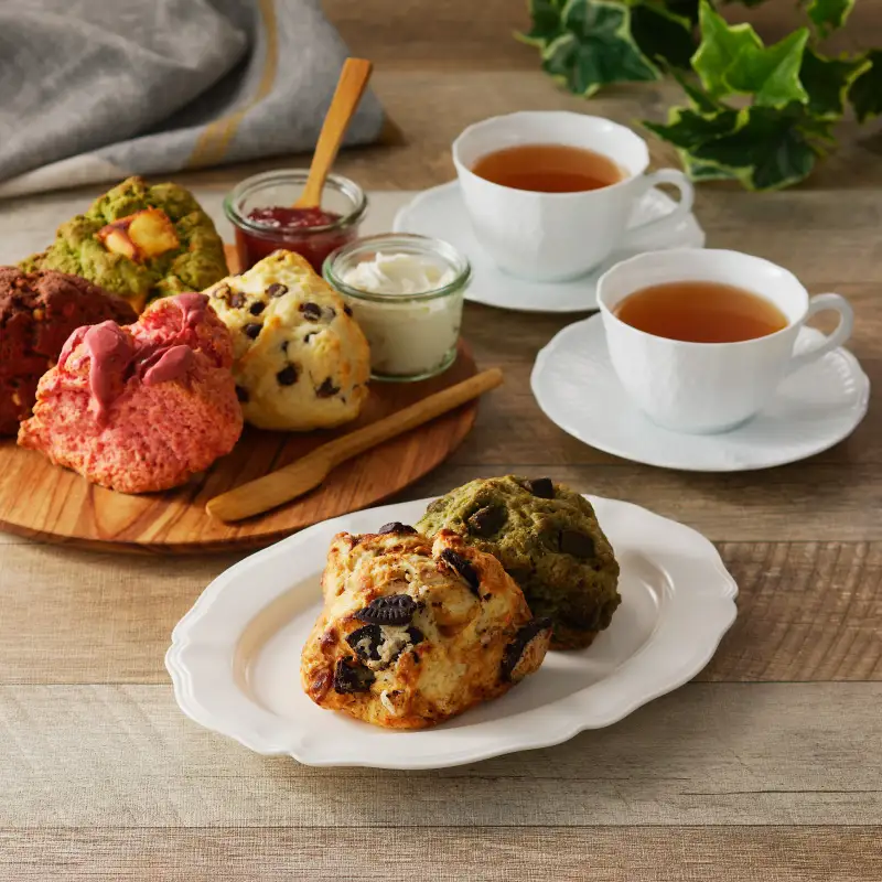 スコーン【ザクザクスコーン】ベーグル専門店pan de pan 888のおまかせスコーンセット（10個入り） 焼きたてスコーン オリジナル 人気 季節限定 食べ比べ 詰め合わせ 菓子 おやつ 朝食 モーニング ランチ  パン 抹茶 チョコレート 紅茶 ココア [144P02]