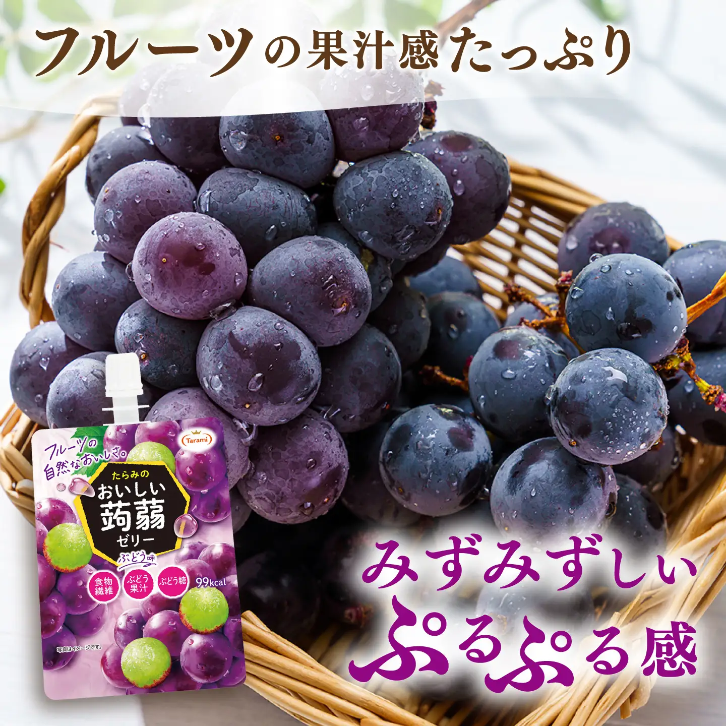 【ぶどう】たらみ おいしい蒟蒻ゼリー  150g 30個セット 糸島市 / たらみ [ALN009-2]