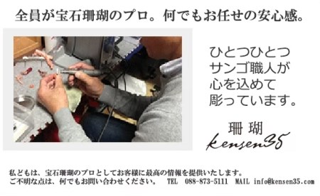 【 珊瑚 】 珊瑚数珠 FN-Limited-PR