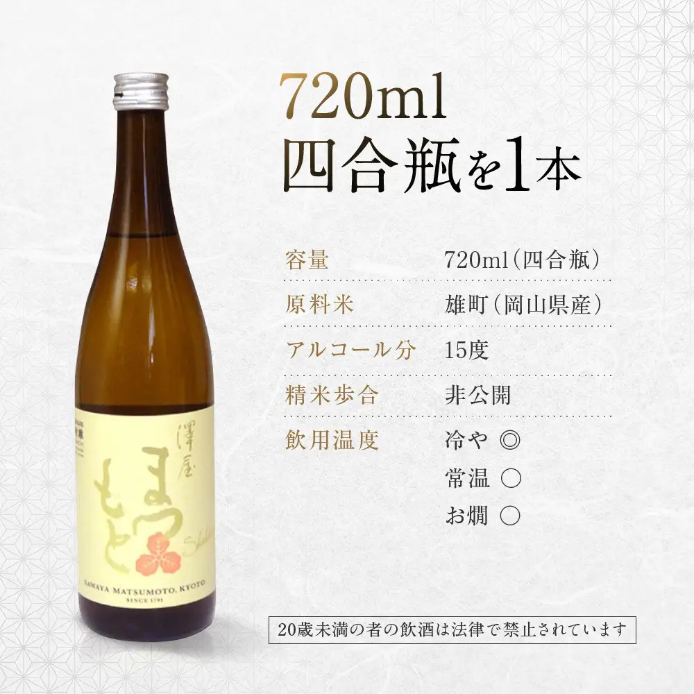 【松本酒造】澤屋まつもと 純米吟醸 守破離 ( しゅはり ) 雄町 720ml / 松本酒造【3406】【日本酒】
