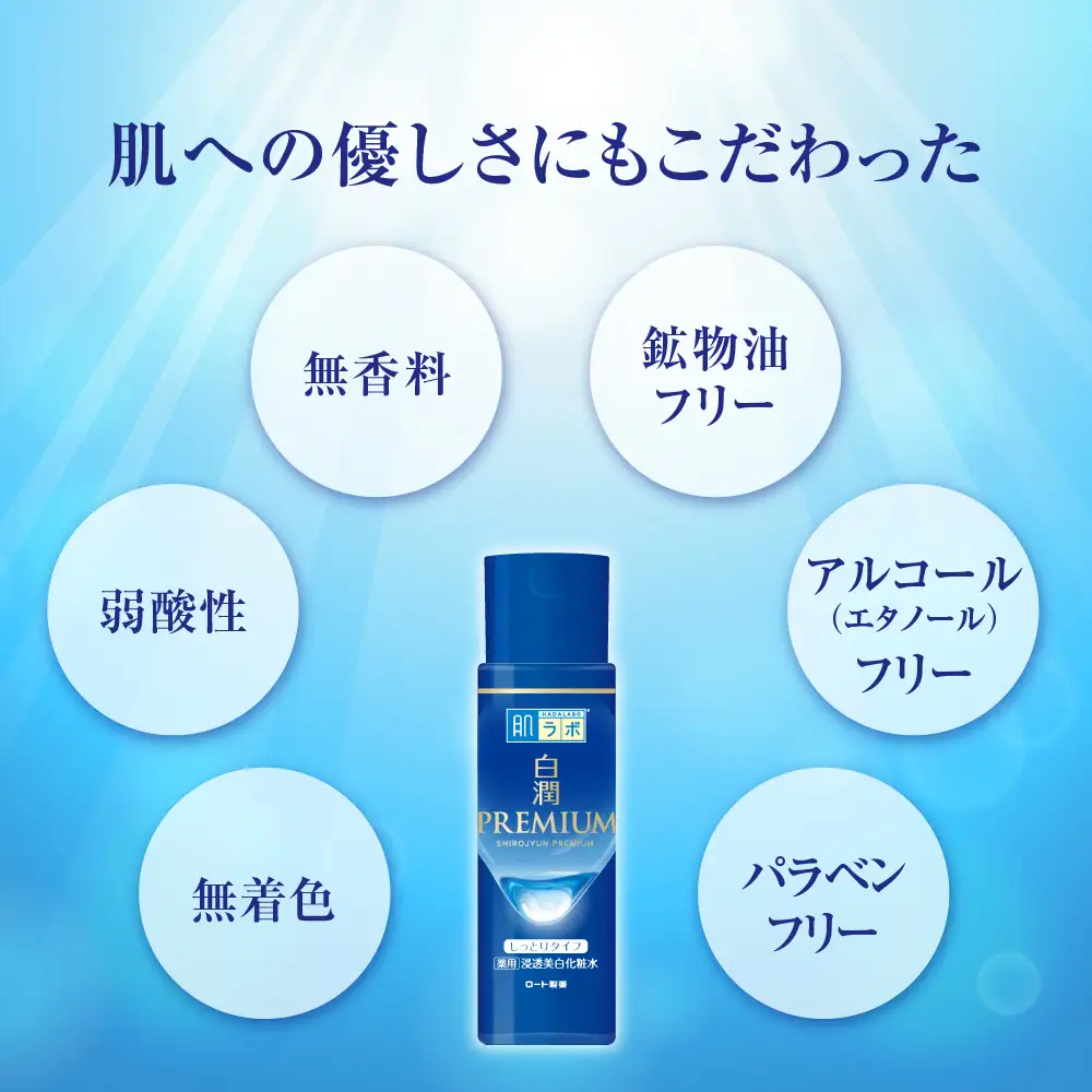 化粧水 ロート製薬 【 肌ラボ 白潤プレミアム しっとりタイプ】化粧水＋乳液4点セット（各ボトル＋つめかえ用）【roht0002】