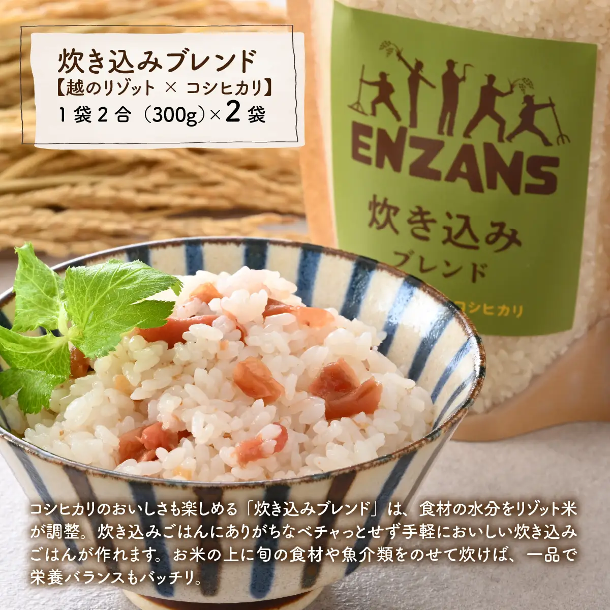 からだに優しい低GI食品 円山リゾット米 3種セット【 越の リゾット ブレンド コシヒカリ 】 [A-131001]