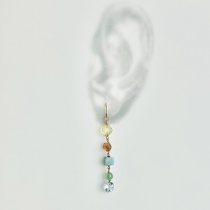 ロング ピアス Fruits cocktails K14gf
