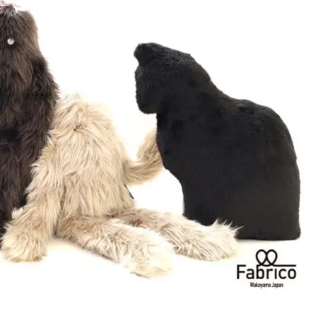 上質なもふもふ【Fabrico】黒猫のクッション_雑貨・日用品 おもちゃ・ぬいぐるみ  _【1513788】