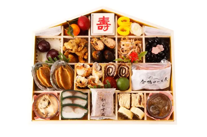 J0C001.日本料理てら岡・おせち／「てら岡おせち二段重」（4～6人前）