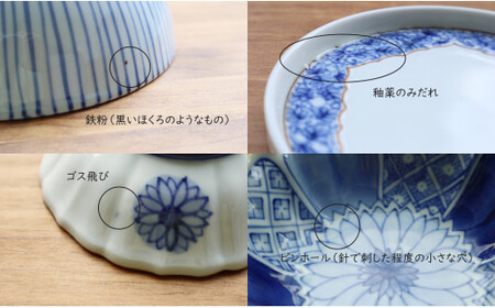 【アウトレット】有田焼 染付 5点 詰め込み set うつわ かわいい ゴス 青 白 数量限定 福袋 まるふく aq028