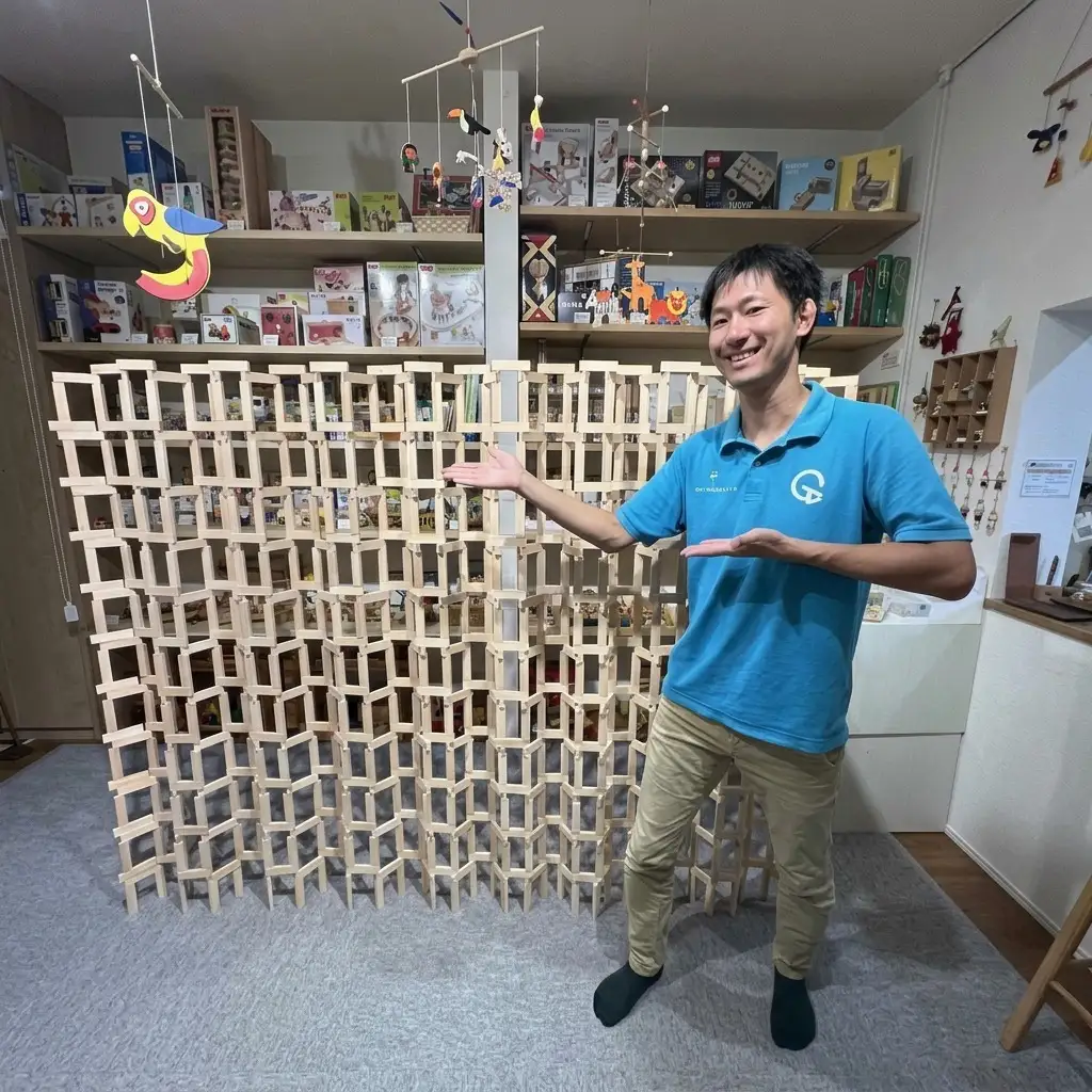 福岡市産材ヒノキの0歳から大人まで楽しめる「てっぺん積み木」300枚セット | 玩具 雑貨 日用品 人気 おすすめ ヒノキ