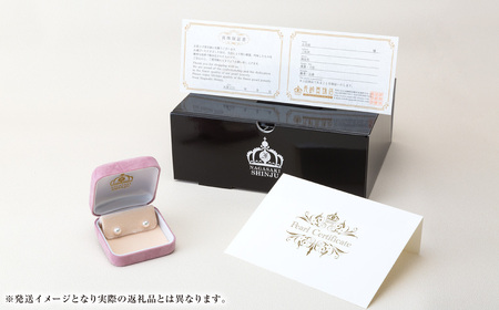 【7営業日以内発送】《アコヤ真珠》WG-7.5mm フォーマルパール ピアス【PREMIUM】 真珠 アクセサリー パール ピアス