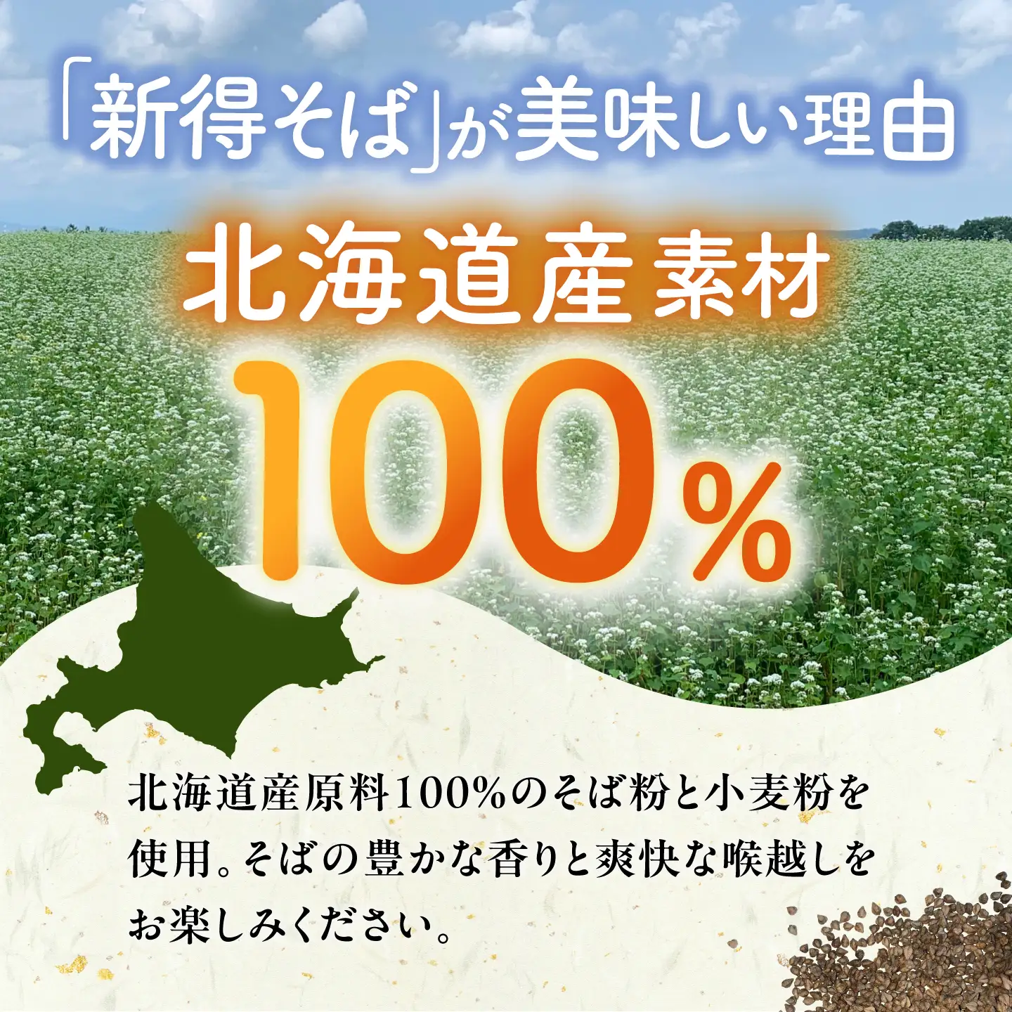 新得八割そば・つゆセット | 新得物産株式会社 [BNBE004]