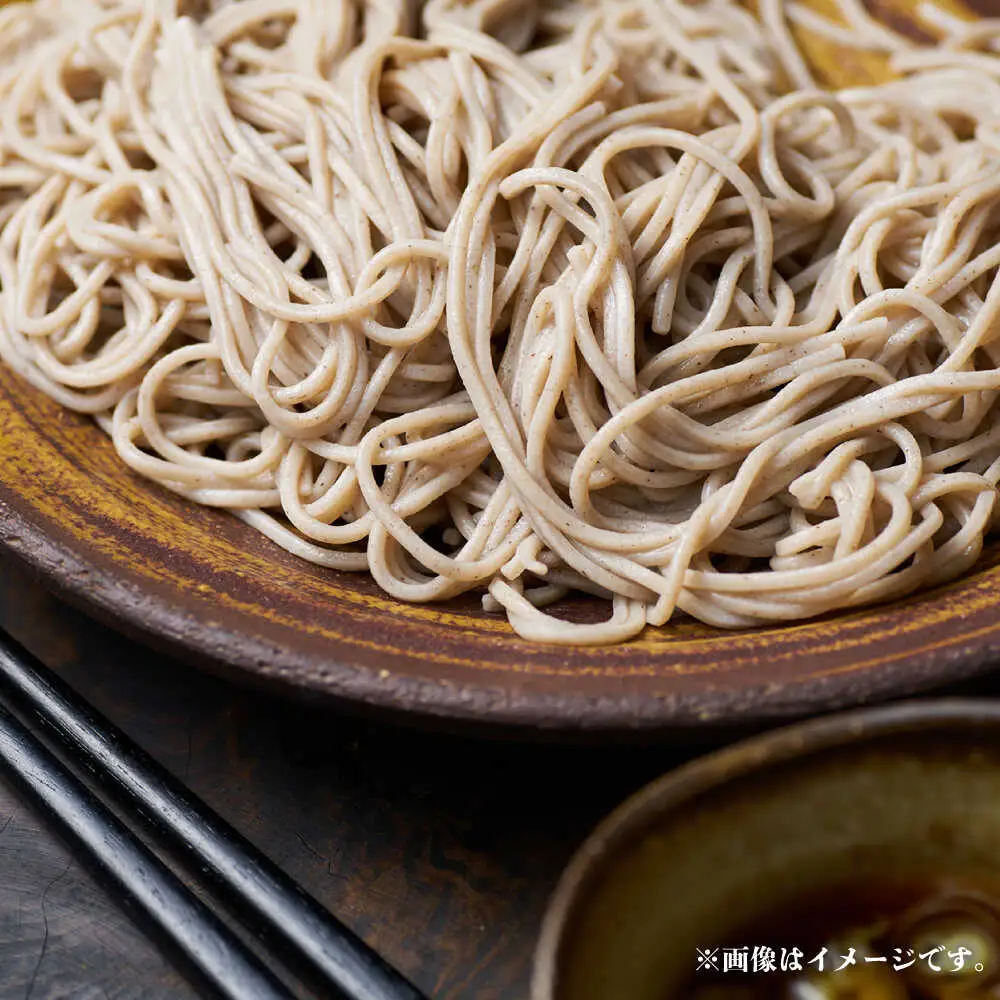 ぼたん蕎麦 太麺 4袋 つゆ1本セット | ファームインワカハラ [BNAV004]
