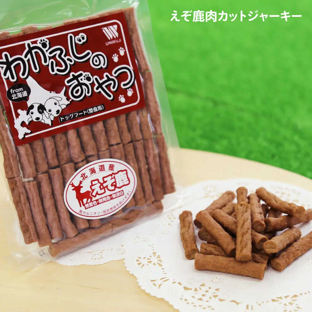 ドッグフード 間食用 わかふじのおやつジャーキーセット（5種×2袋） | 厚生協会わかふじ寮 [BNAT001]