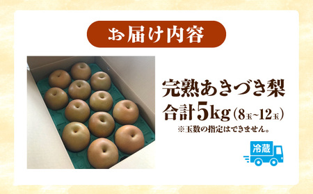 完熟 あきづき梨 5kg・K283-19