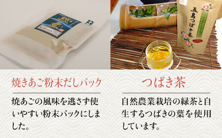 五島列島を味わうスタンダードプラスセット（五島うどん、かんころ餅2種類、あごだし、ミネラル豊富な塩4種、つばき茶）[RBM003] 五島うどん あごだし かんころ餅 五島うどん あごだし かんころ餅九州 長崎
