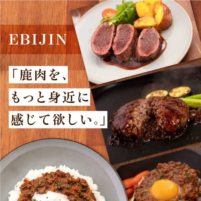 鹿肉 ひき肉 900g (300g×3P)  鹿肉 ジビエ ハンバーグ 北海道 [AJAO057]