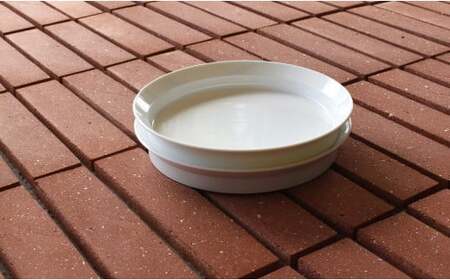 1616/ TY Round Deep Plate 200 White 2枚セット【1616/arita japan】有田焼 食器 皿 中皿 丸皿 ラウンド プレート ホワイト シンプル eb020