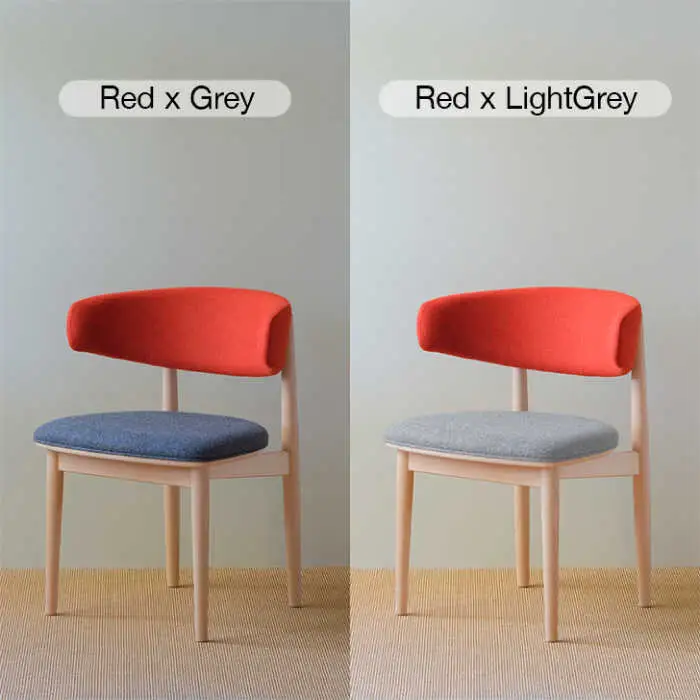 Round Chair ”Uuuh!”〈Red〉 糸島市 / nomade design 椅子 クラフト [AIF010]