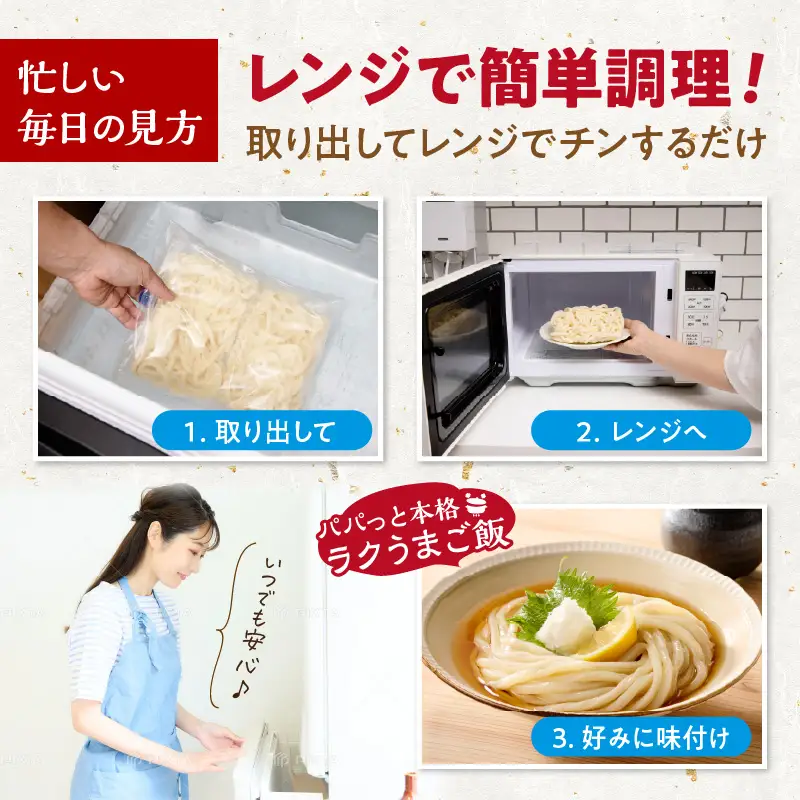 【定期便3回】冷凍うどん10玉入_KI00033_うどん