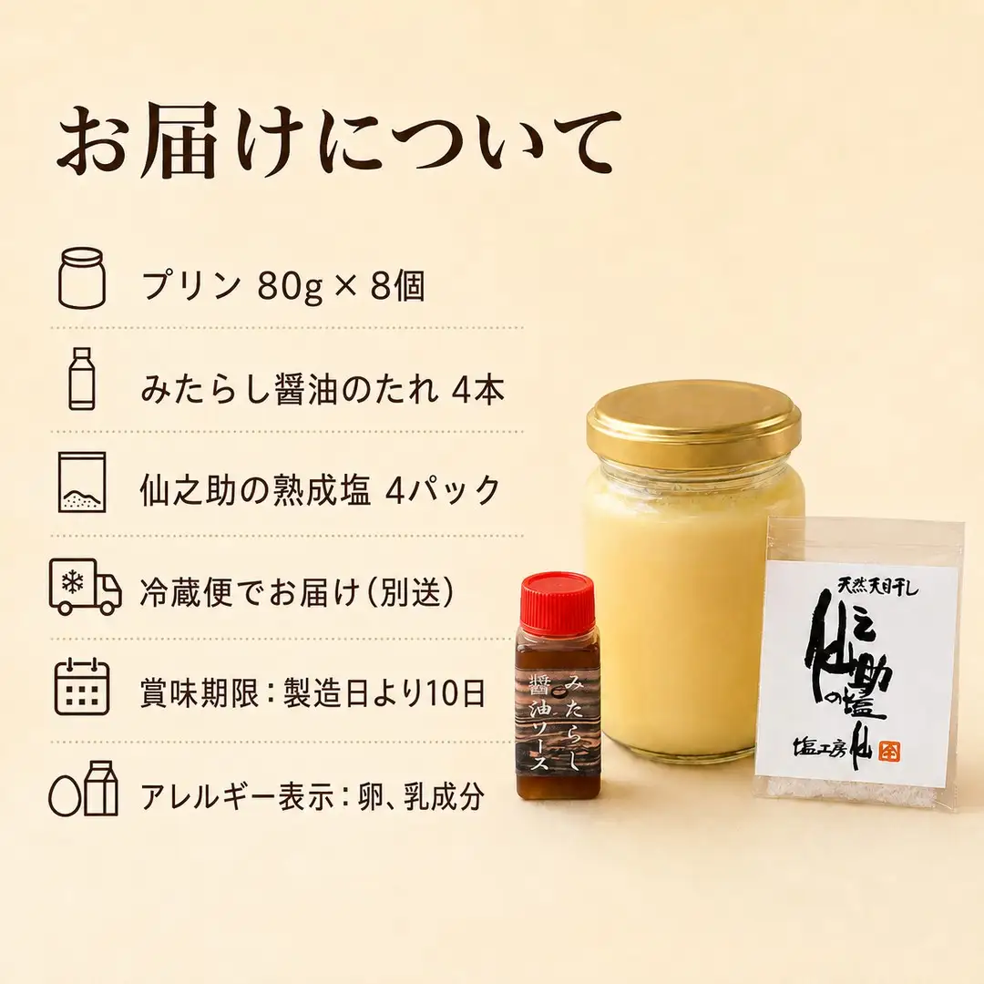 プリン 8個 | 詰め合わせ プリン