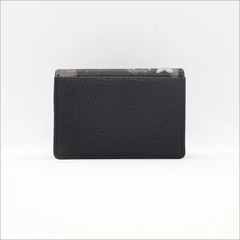 TAMIYARADEN /民谷螺鈿 Card Case 「HANA」 noir※プレゼントパッケージ
