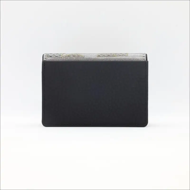 TAMIYARADEN /民谷螺鈿 Card Case 「NAMIMON」 matte black※プレゼントパッケージ