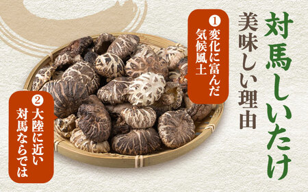 【全2回定期便】対馬産 原木 乾 しいたけ 360g 肉厚 しいたけ シイタケ 椎茸 乾燥しいたけ 干ししいたけ [WAJ022]