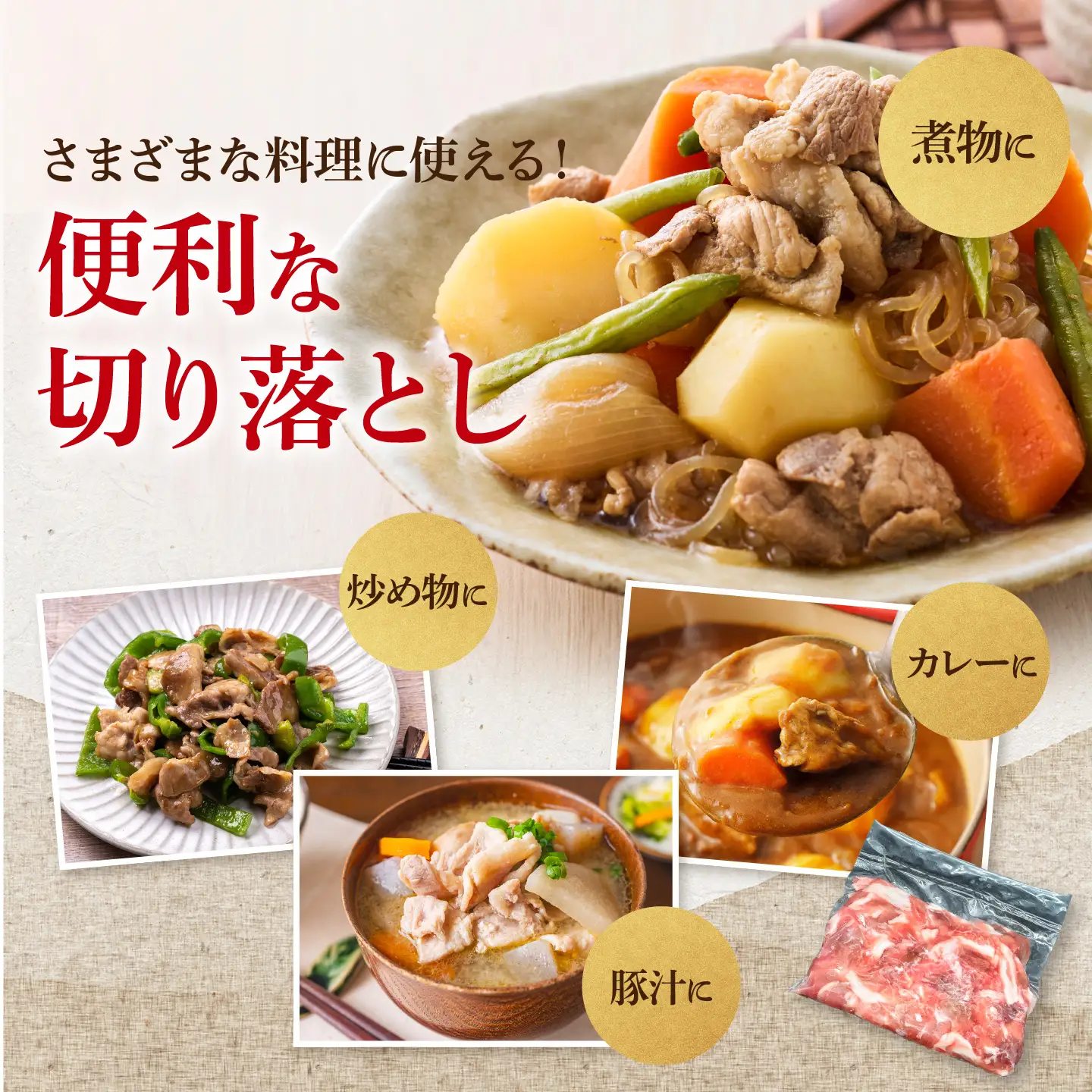 豚肉 切り落とし 3.6kg  ( 茨城県共通返礼品・茨城県産 ) _CY051
