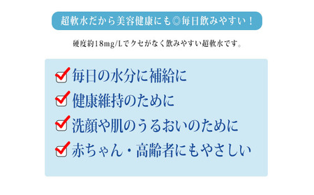 水《定期便11か月》500ml × 24本 ミネラルウォーター 軟水