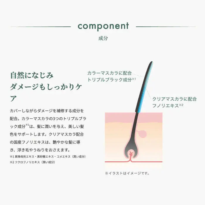 リシリアフレル デュアルマスカラ 糸島市 / 株式会社ピュール ヘアマスカラ カラーマスカラ [AZA180]