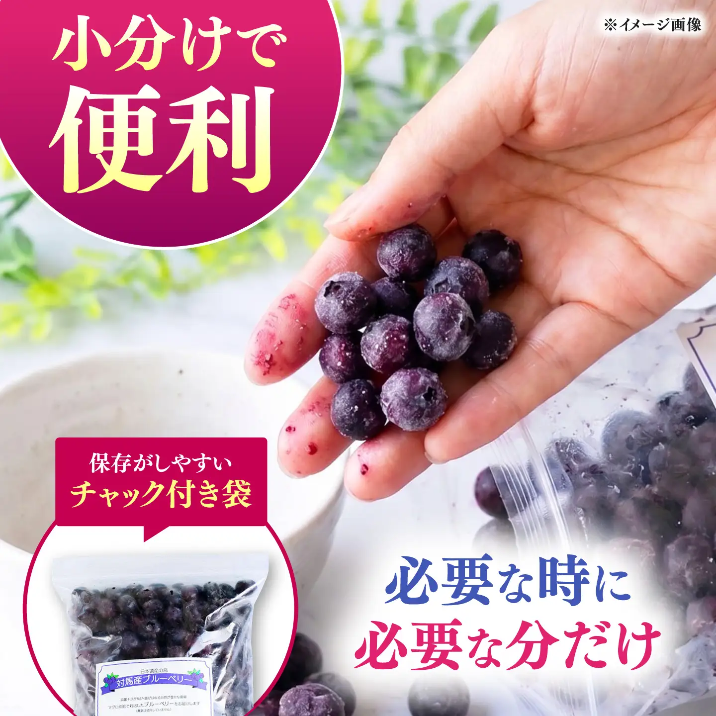 【先行予約】大容量 対馬産 ブルーベリー 1.2kg（ 冷凍 ） [WBG001] 果物 フルーツ ベリー 冷凍 ブルーベリー旬 ブルーベリー