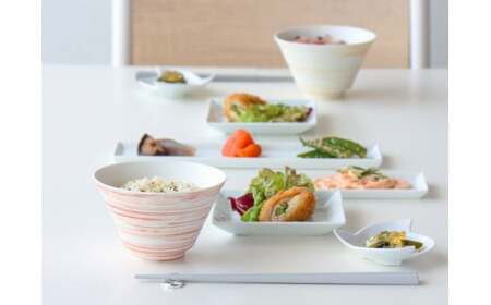 有田焼 反り茶碗 3色セット ミスト 錆刷毛【山忠】食器 器 うつわ おそろい モダン シンプル ちゃわん 和食 ed012