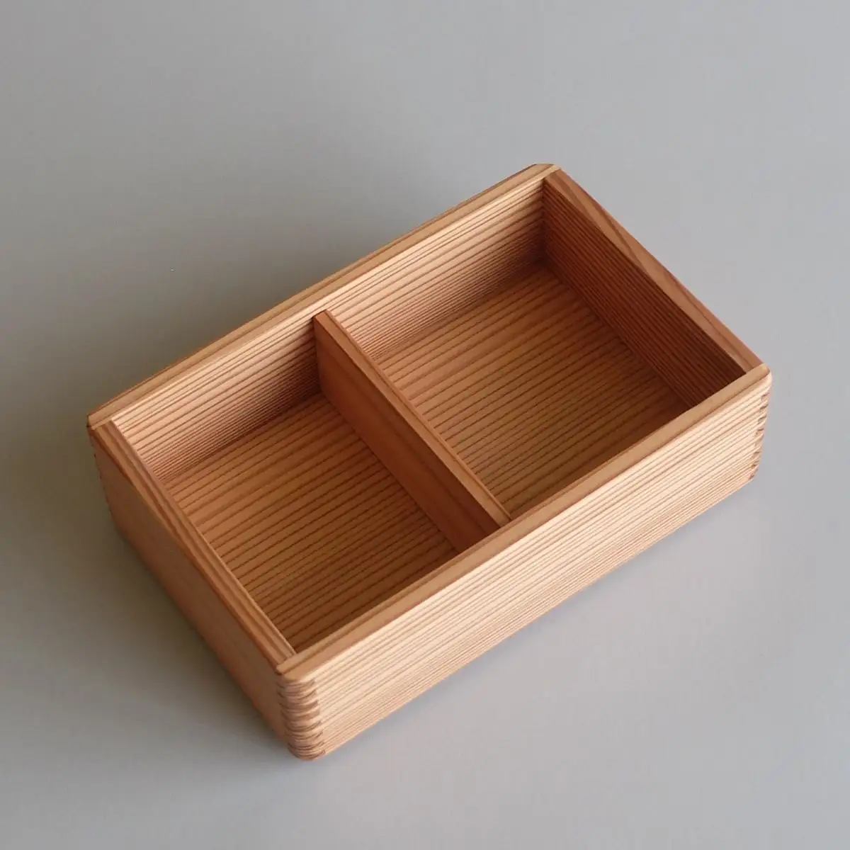 山武杉のお弁当箱　杉綾　大　450ml ／ふるさと納税 山武杉 天然木 お弁当箱 自然 ぬくもり 杉 ギフト プレゼント 千葉県 山武市 SMP008